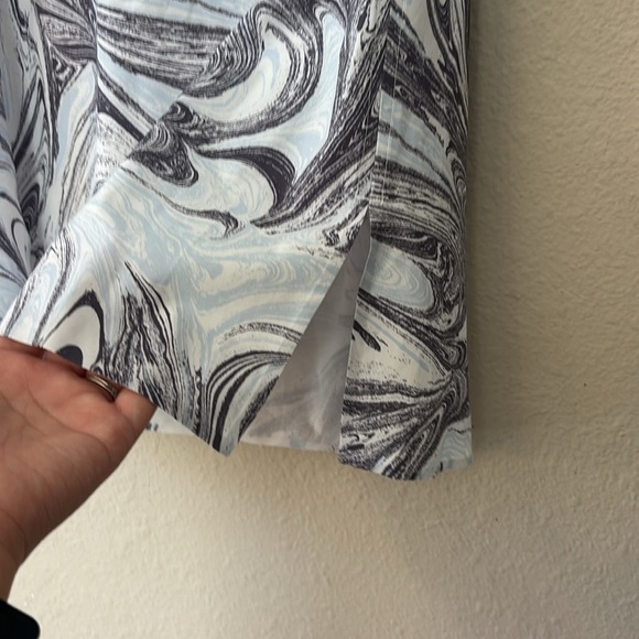 Athleta Refined Zephyr Tank Top Stretch White Grey Women XS - Picture 8 of 11